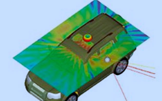 Installed-Antenna-Performance-ANSYS electromagnetics-contact-3D Engineering Automation LLP