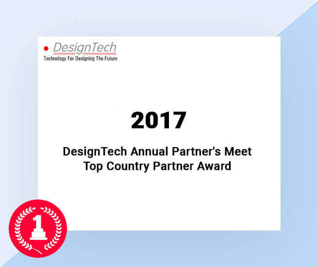 designTech annual partners meet top country partner award by siemens 2017